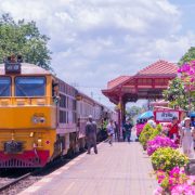 Train at Hua Hin station